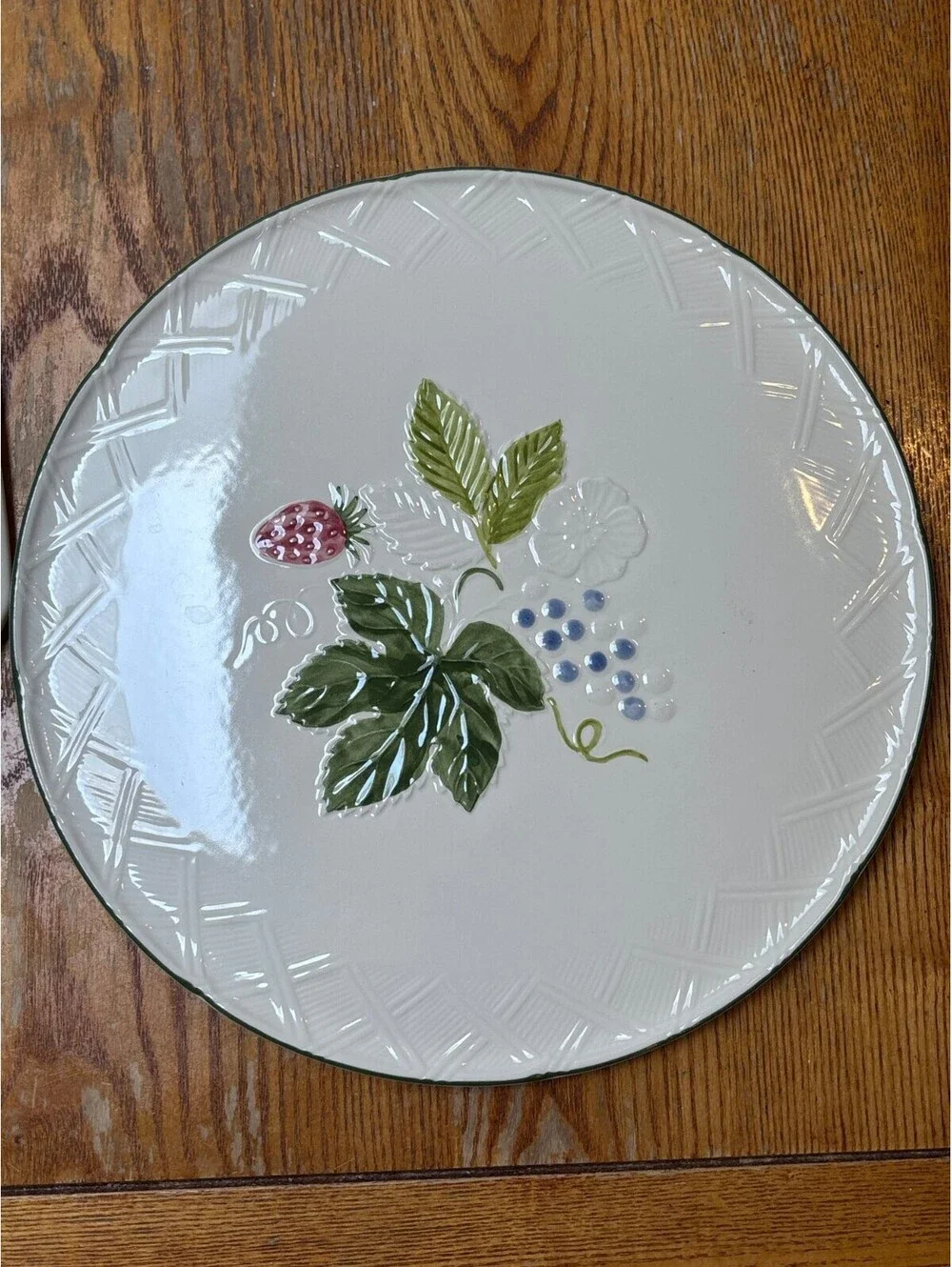 Vintage Mikasa Country Berries Cake Plate and Server Set - Pattern DP901